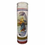 St. Christopher 7 Day Candle, Red